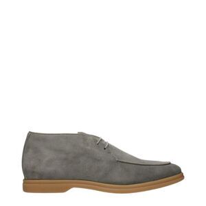 Eleventy Green Leather Lace-Up Men's Boots